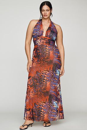 AFRM Plus Anja Halter Maxi Dress