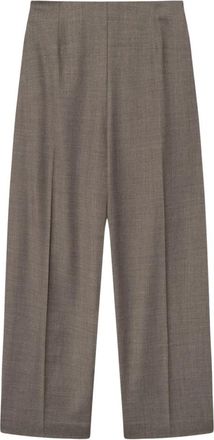 Mark Kenly Domino Tan Pavot Transeasonal Broek - Dames - Wijde Broeken - Bruin - S - Broeken