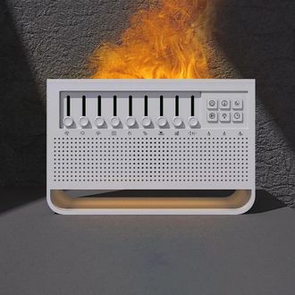 OEM Humidificador Arom&aacute;tico Con Ruido Blanco: Difusor De Aceites Esenciales Para El Hogar, Humidificador Difusor De Aroma Con 8 Efectos De Ruido Blanco Y 