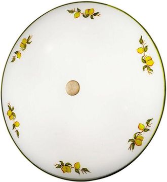 Kolarz Kolarz - Nonna - L&aacute;mpara De Techo Empotrada Con Dise&ntilde;o De Vidrio Estilo Caba&ntilde;a, Lat&oacute;n Antiguo, 4x E27