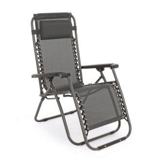BIZZOTTO Bizzotto - Tumbona Martin Gris Para Exterior