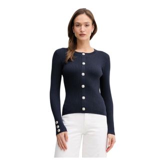 Marc Aurel Maglione con abbottonatura - - Knitwear - Donna - Blu - M