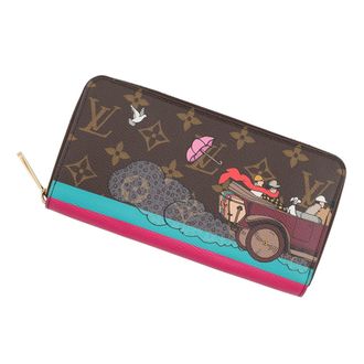 Louis Vuitton Monogram Pink Long Wallet (Bi-Fold) (Pre-Owned)