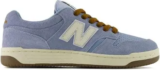 New Balance Unisex 480P in Grigio/Marrone, Pelle Scamosciata/Rete, Taglia 37.5