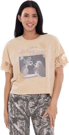 Disney Short Sleeve T-Shirt in Beige Lady Tramp at Nordstrom, Size Xx-Large