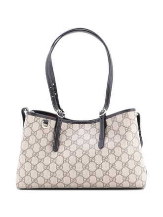 Gucci Emblem GG Coated Canvas Small tote bag - Nero