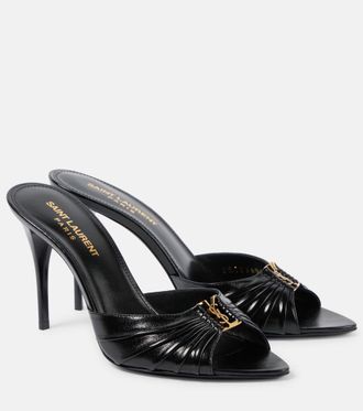 シューズ・サンダルその他 SAINT LAURENT Woman Shoes Black 818293AADF1 1000 YSL Saint Laurent Paris Womens Black Patent Leather Dress