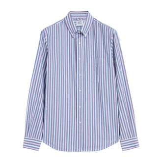 Aspesi Casual Shirts, male, Blue, Size: 2XL Aspesi Shirts