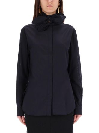 Moschino Cotton Poplin Jacquard Shirt