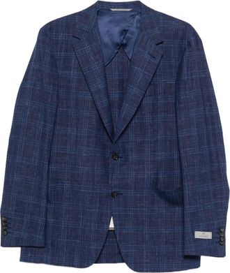 Canali Blazer tartan - Blu
