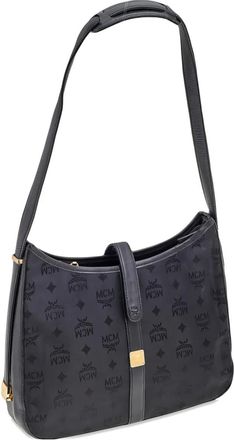 MCM Borsa a spalla in pelle Pre-owned - Nero