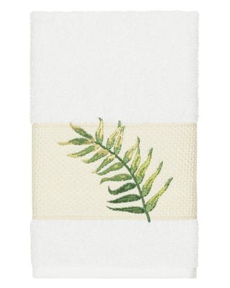 Linum Home Textiles Zoe Turkish Cotton Embellished Hand Towel