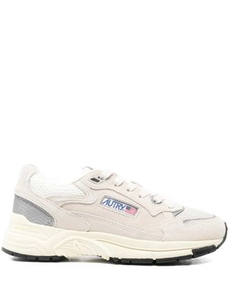 Autry Hyperway laced suede sneakers - Toni neutri