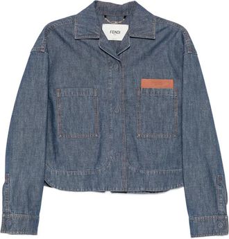 Fendi Logo-patch Patch-pocket Jacket