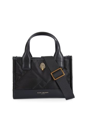 Kurt Geiger micro Recycled Square tote bag - Black