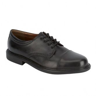 Dockers Mens Gordon Leather Dress Casual Cap Toe Oxford Shoe In Black