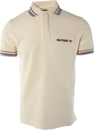 Tommy Hilfiger Regular Fit Polo - Heren - Polos - Beige - S - Katoen - Tops
