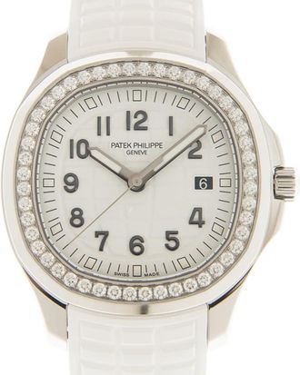 Patek Philippe Aquanaut Luce Quartz Diamond White Dial Ladies Watch 5267-200A-010