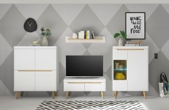 Inosign Wohnwand »Torge, Anbauwand, Schrankwand, Mediawand, Wohnzimmer-Set« Set, 4 Stk. tlg