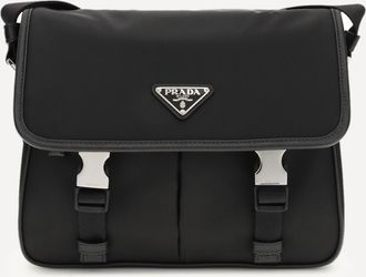 Prada Re-Nylon and Saffiano Shoulder Bag Male UNI