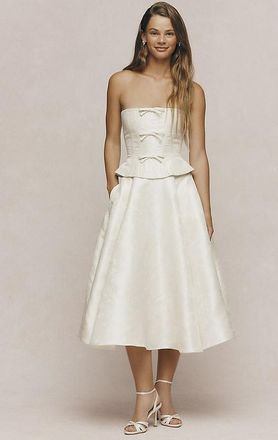 V. Chapman x Anthropologie Weddings Carolena Midi Skirt