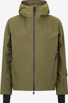 Moncler Kurze Windjacke aus technischem Gewebe Hinterburgs