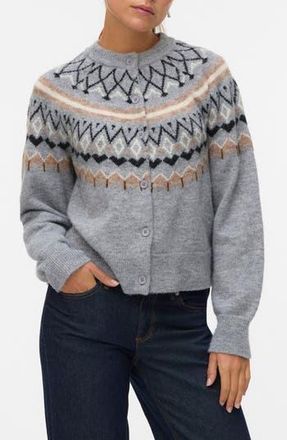 Vero Moda Tammy Cardigan in Medium Grey Melange Comb at Nordstrom Rack, Size X-Small