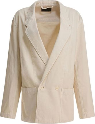 Christophe Lemaire Blazer met dubbele rij knopen - Beige