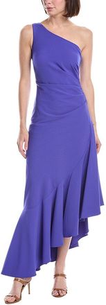 Eliza J One Shoulder Solid Maxi Dress