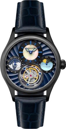 Earnshaw Celestial Huggins Blue Dial Mens Watch ES-8261-0B