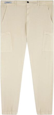 Paul & Shark Cotton Tencel Broek - Heren - Straight fit broeken - Beige - L - Katoen - Broeken