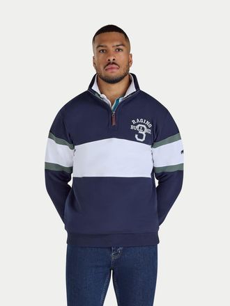 Raging Bull No 3. Quarter Zip Sweatshirt in Navy at Nordstrom, Size Xxx-Large