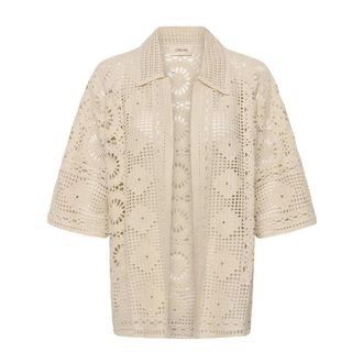 Cream Dames, Truien, Beige, Maat: Xl/2Xl Acryl