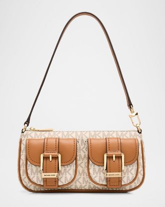 Michael Kors Zoe Small Convertible Pouchette Bag