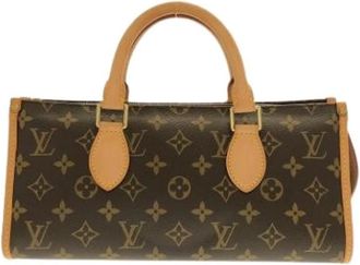 Louis Vuitton Pre-owned Canvas Handbag - Dames - Vintage Handtas - Bruin - ONE Size - Vintage