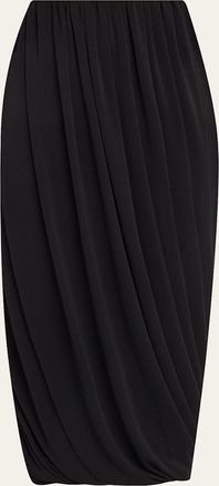 Cinq &agrave; Sept Calden Draped Midi Skirt