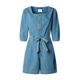 Pepe Jeans London Playsuits, female, Blue, Size: XS Martha Playsuit
