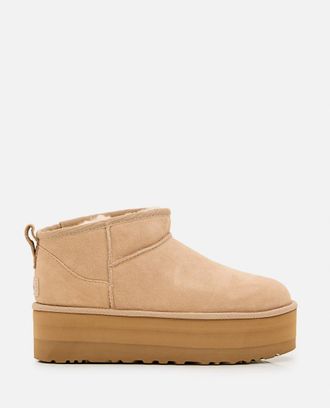 UGG Beige Ultra Platform Boots