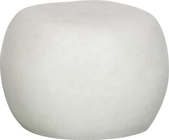 De Eekhoorn In-/Outdoor Design Beistelltisch Pebble ø 50 x 35 cm, Weiss