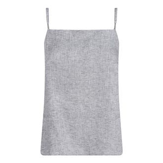 PESERICO Peserico, Sleeveless Tops, female, Blue, Size: XS Sleeveless Top