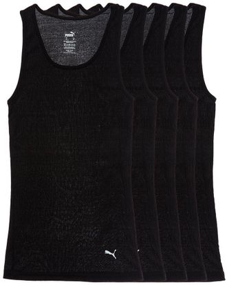 Puma Puma Set Of 5 Classic Fit Rib Tank