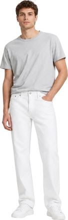 Levi's Herenjeans 502 met rechte pijpen (Wit)