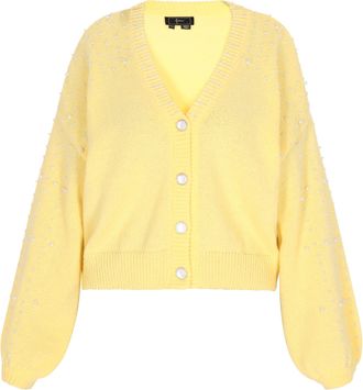 Faina Vest Dames lichtgeel