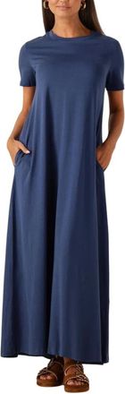 Moss Copenhagen Dames, Jurken, Blauw, Maat: Xs/S Denim