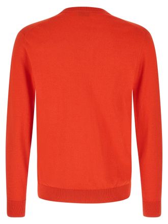 Ballantyne Argyle Jacquard Sweater - Red