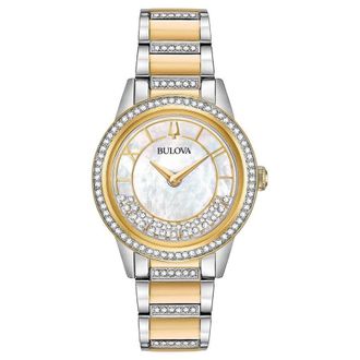 Bulova Crystal Quartz Ladies Watch 98L245