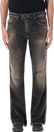 Diesel Black Mid Rise Jeans
