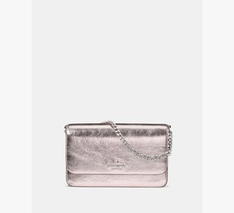 Kate Spade New York Madison Metallic Willow Mini Flap Crossbody