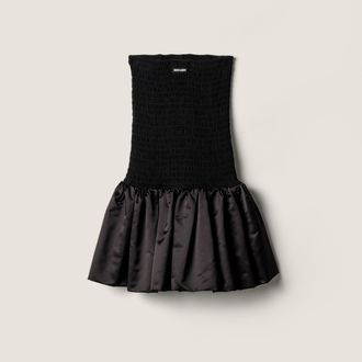Miu Miu Georgette mini-dress