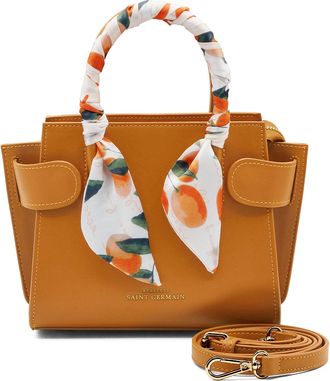 Ateliers Saint Germain Womens Handbag PASSY - Brown Leather - One Size
